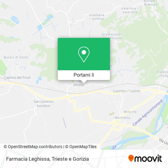 Mappa Farmacia Leghissa