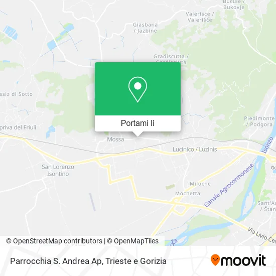 Mappa Parrocchia S. Andrea Ap