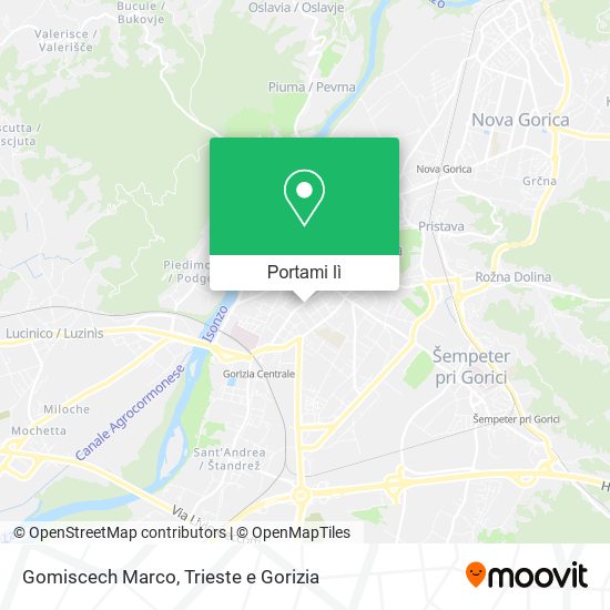 Mappa Gomiscech Marco