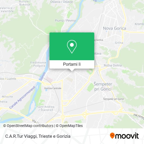 Mappa C.A.R.Tur Viaggi