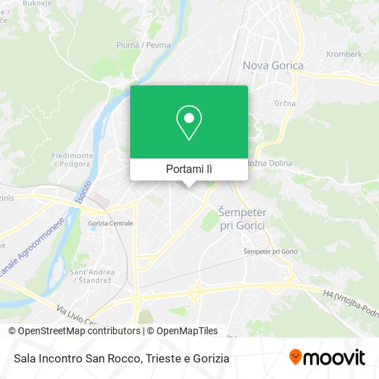 Mappa Sala Incontro San Rocco