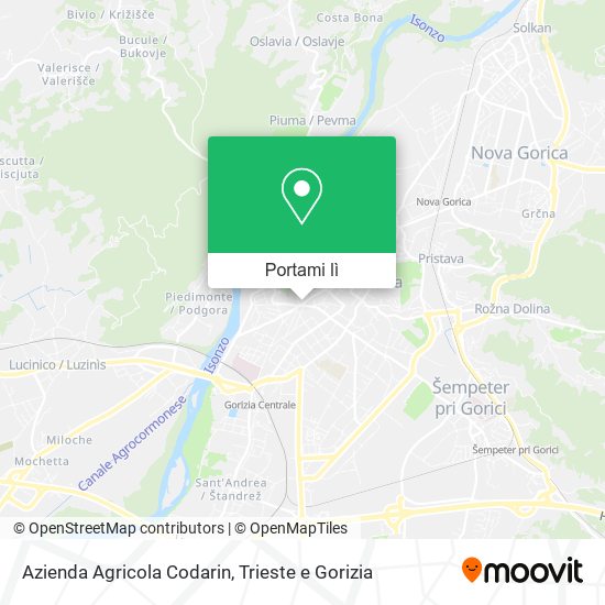 Mappa Azienda Agricola Codarin