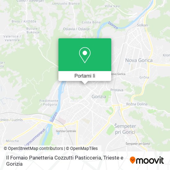 Mappa Il Fornaio Panetteria Cozzutti Pasticceria