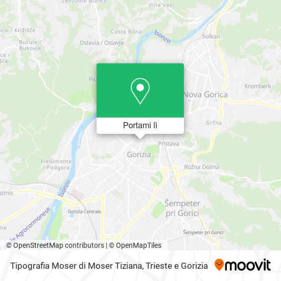 Mappa Tipografia Moser di Moser Tiziana