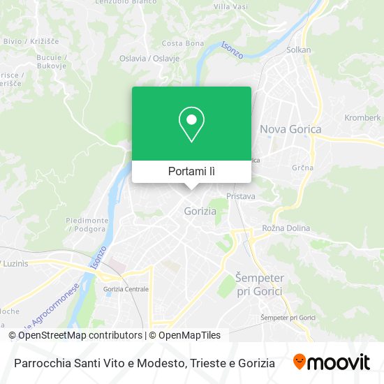 Mappa Parrocchia Santi Vito e Modesto