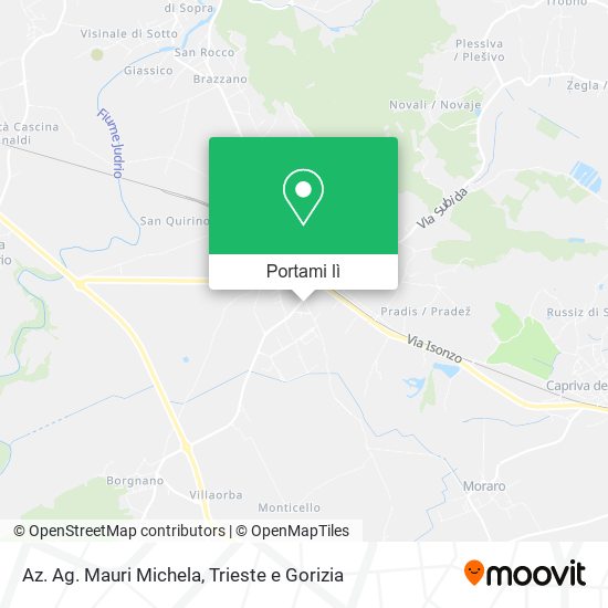 Mappa Az. Ag. Mauri Michela