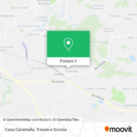 Mappa Casa Caramella