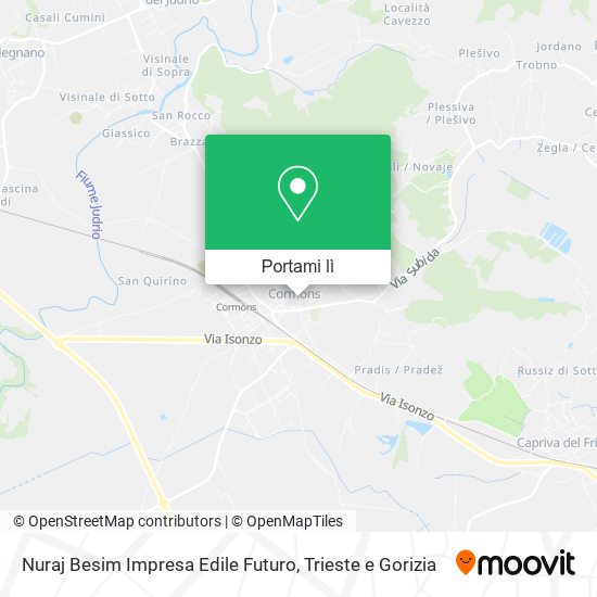 Mappa Nuraj Besim Impresa Edile Futuro