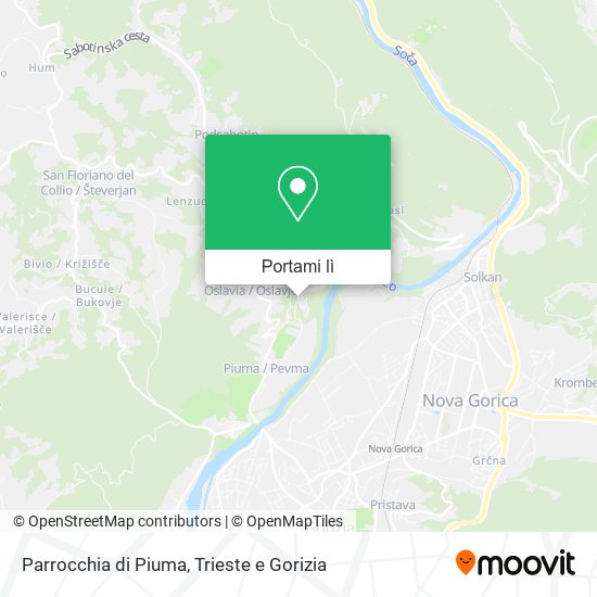 Mappa Parrocchia di Piuma