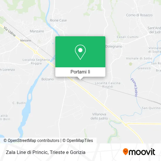Mappa Zala Line di Princic