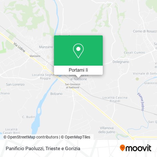 Mappa Panificio Paoluzzi