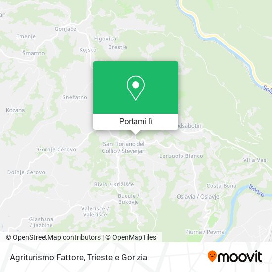 Mappa Agriturismo Fattore