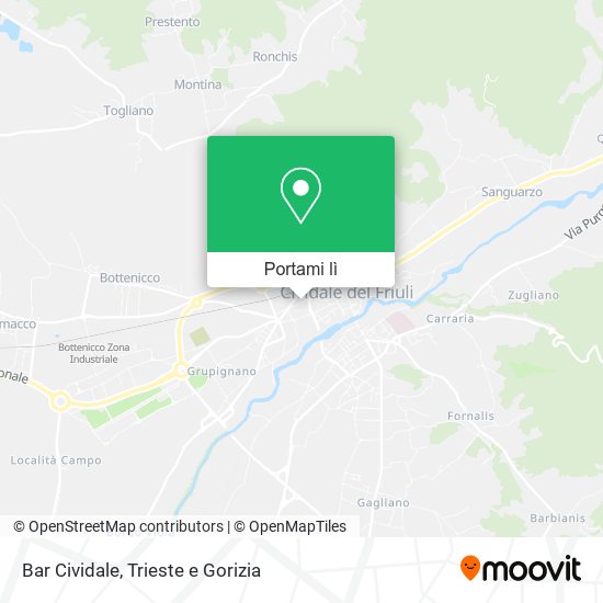 Mappa Bar Cividale