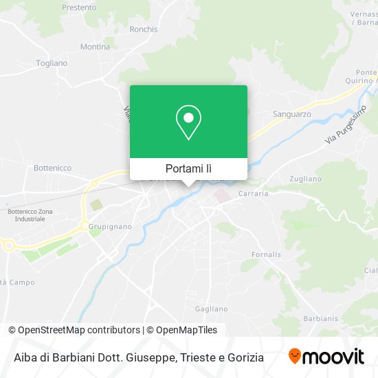 Mappa Aiba di Barbiani Dott. Giuseppe