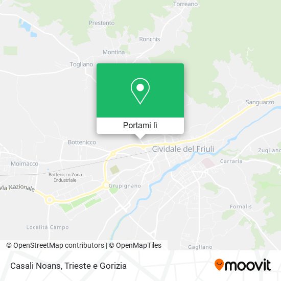 Mappa Casali Noans