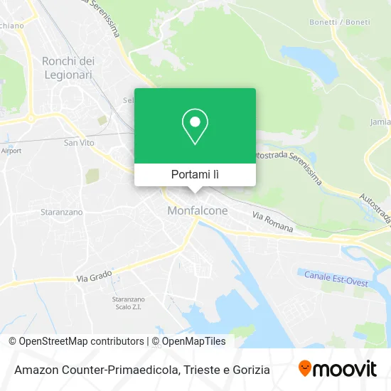 Mappa Amazon Counter-Primaedicola