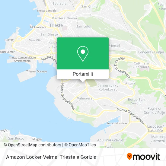 Mappa Amazon Locker-Velma