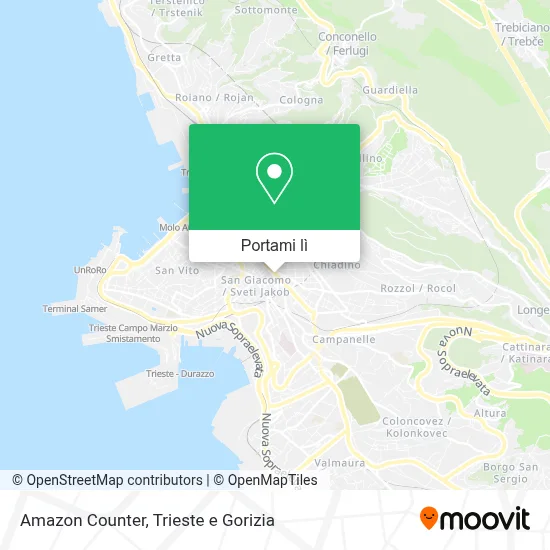 Mappa Amazon Counter