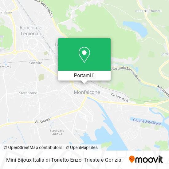 Mappa Mini Bijoux Italia di Tonetto Enzo