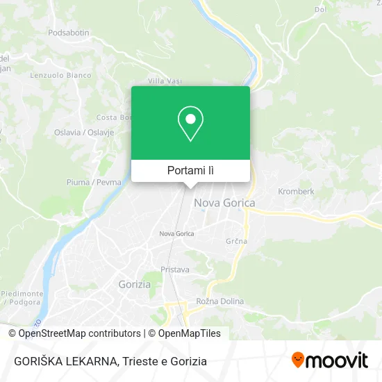 Mappa GORIŠKA LEKARNA