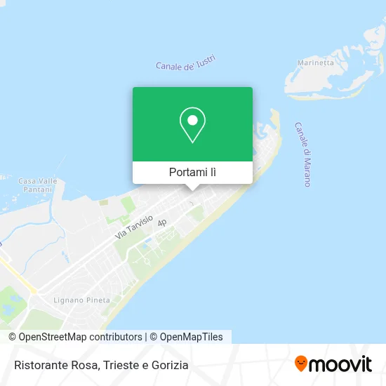 Mappa Ristorante Rosa