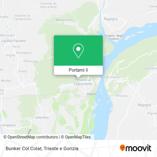 Mappa Bunker Col Colat