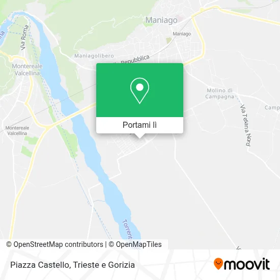 Mappa Piazza Castello