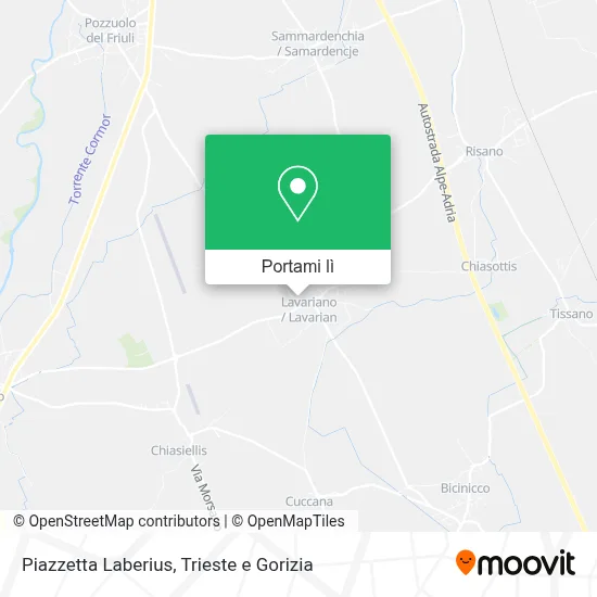 Mappa Piazzetta Laberius