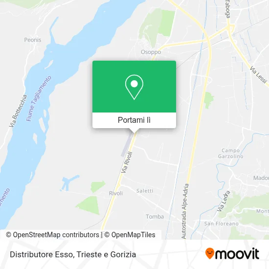 Mappa Distributore Esso