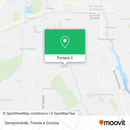 Mappa Sempreverde