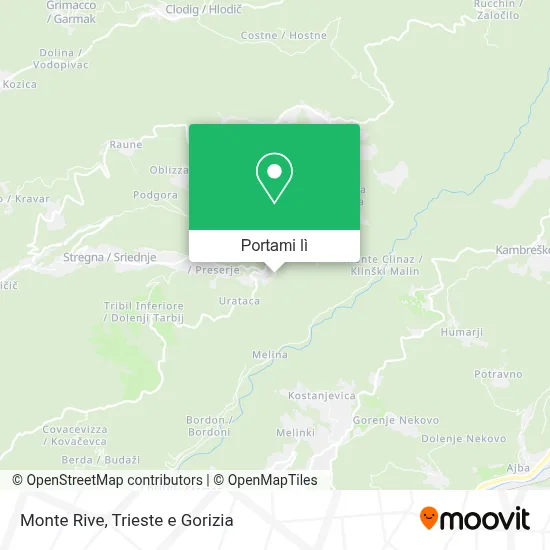 Mappa Monte Rive