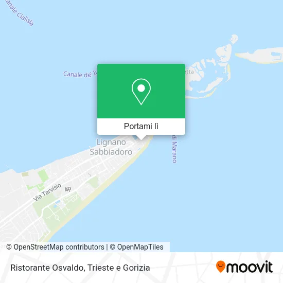 Mappa Ristorante Osvaldo