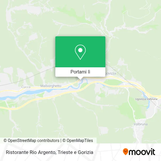 Mappa Ristorante Rio Argento