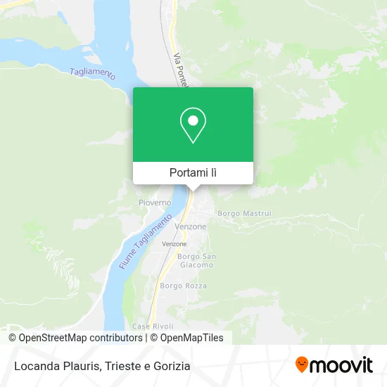 Mappa Locanda Plauris