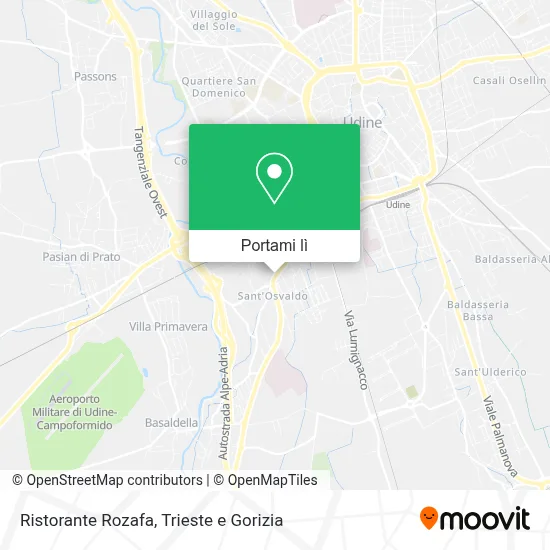 Mappa Ristorante Rozafa