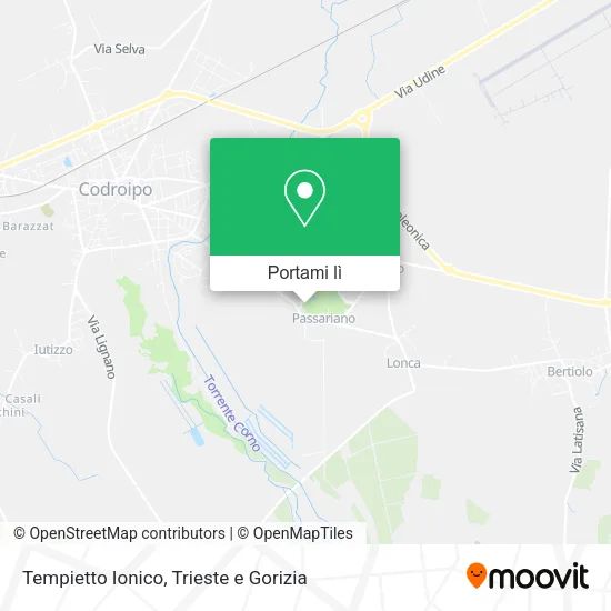 Mappa Tempietto Ionico