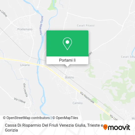 Mappa Cassa Di Risparmio Del Friuli Venezia Giulia