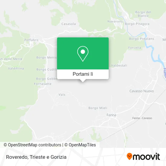 Mappa Roveredo