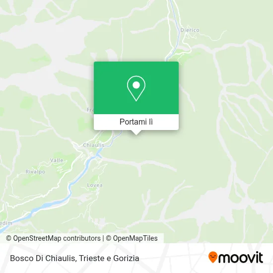 Mappa Bosco Di Chiaulis