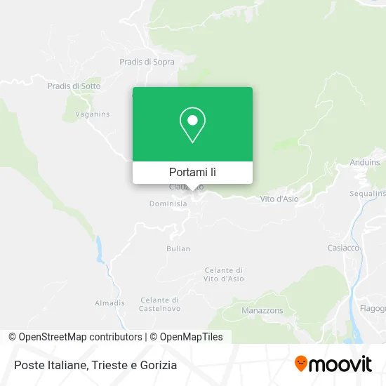 Mappa Poste Italiane