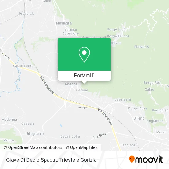 Mappa Gjave Di Decio Spacut