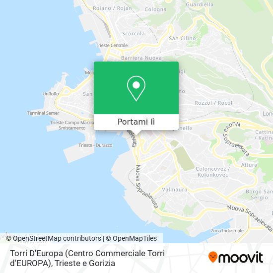 Mappa Torri D'Europa (Centro Commerciale Torri d'EUROPA)