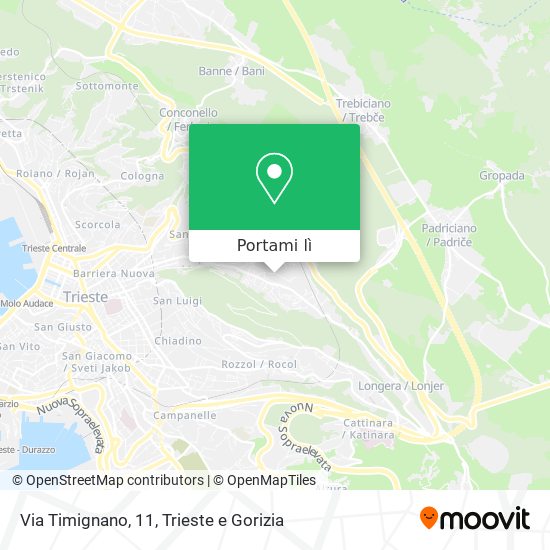 Mappa Via Timignano, 11
