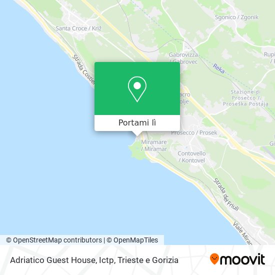 Mappa Adriatico Guest House, Ictp