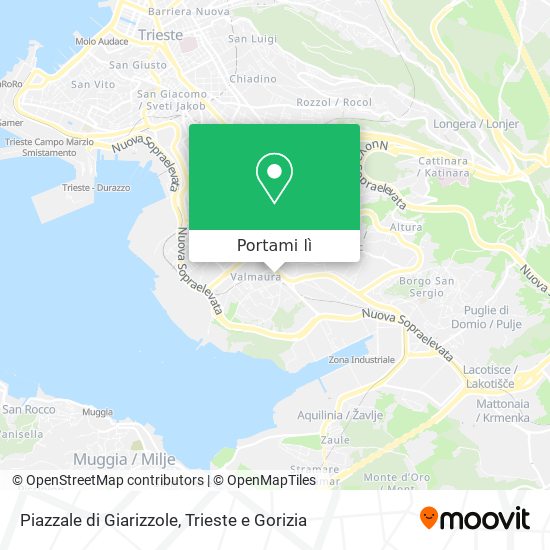 Mappa Piazzale di Giarizzole