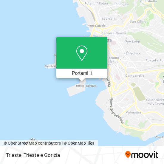 Mappa Trieste