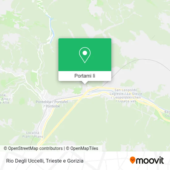 Mappa Rio Degli Uccelli
