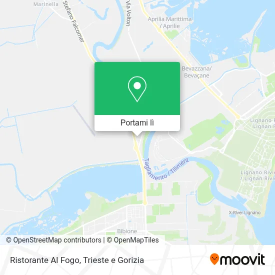 Mappa Ristorante Al Fogo