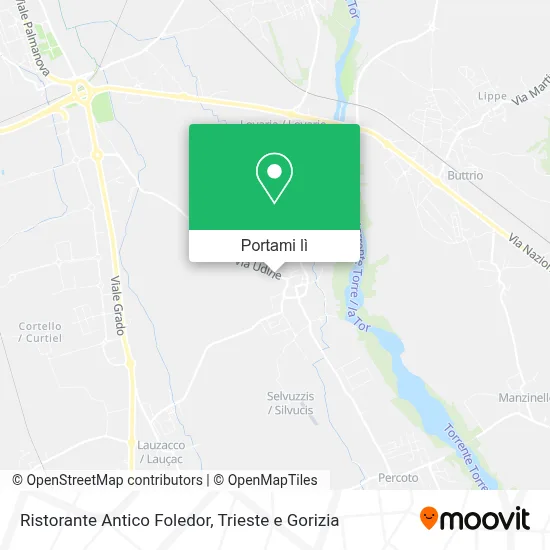 Mappa Ristorante Antico Foledor