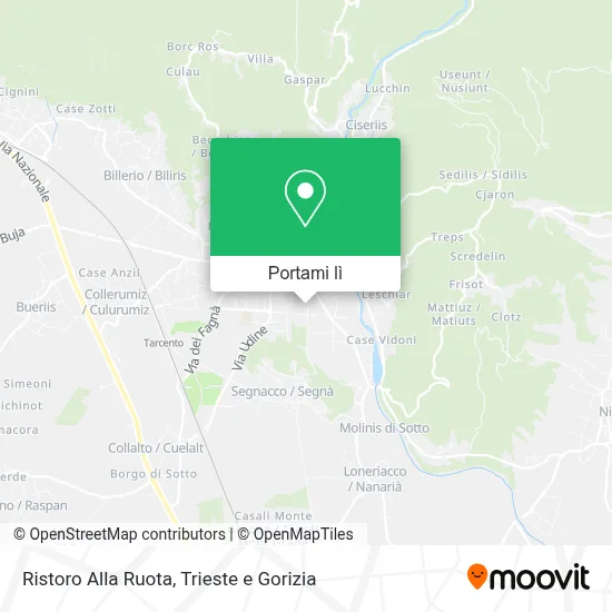 Mappa Ristoro Alla Ruota